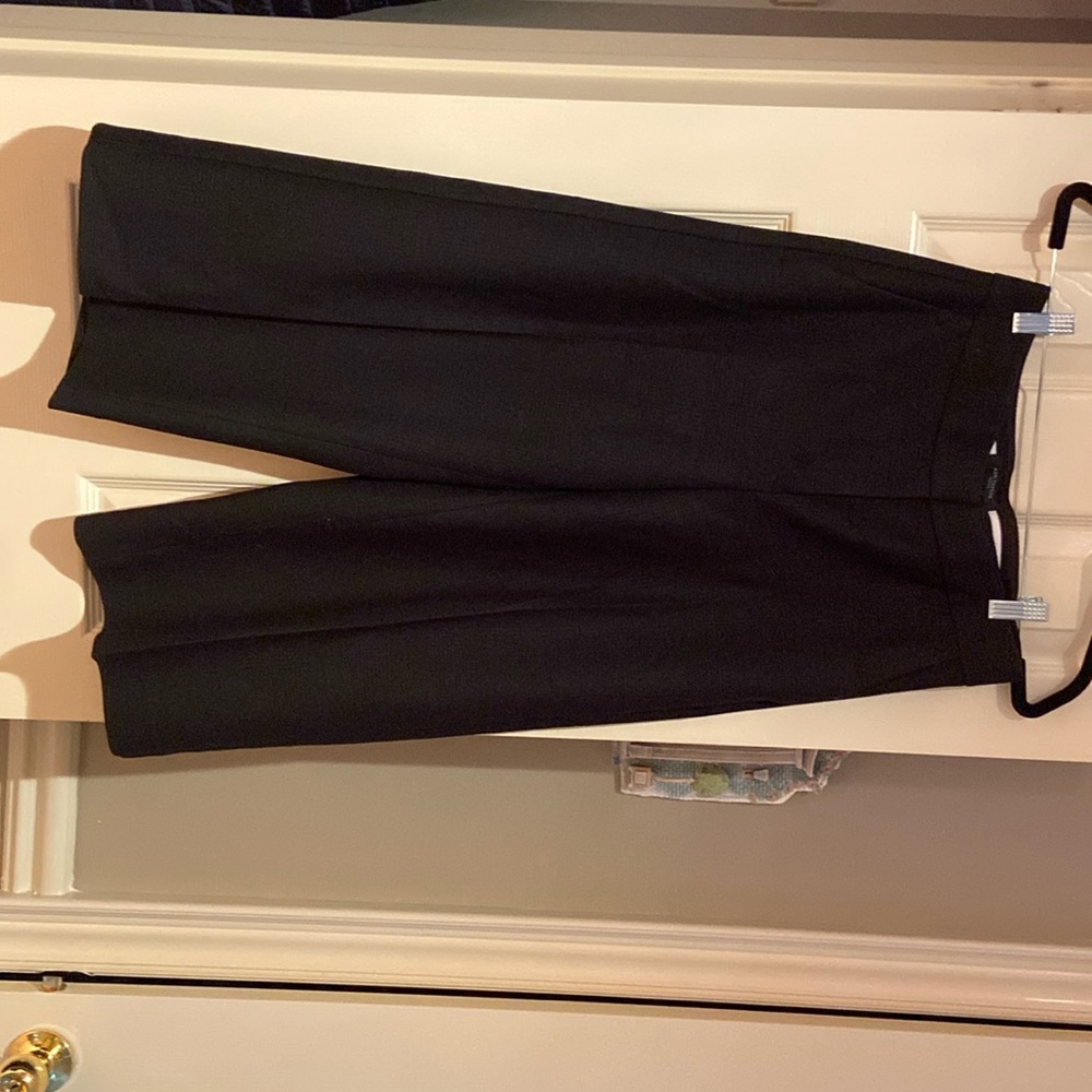 Woman’s Black checkered dress pants. Petite size 2. New